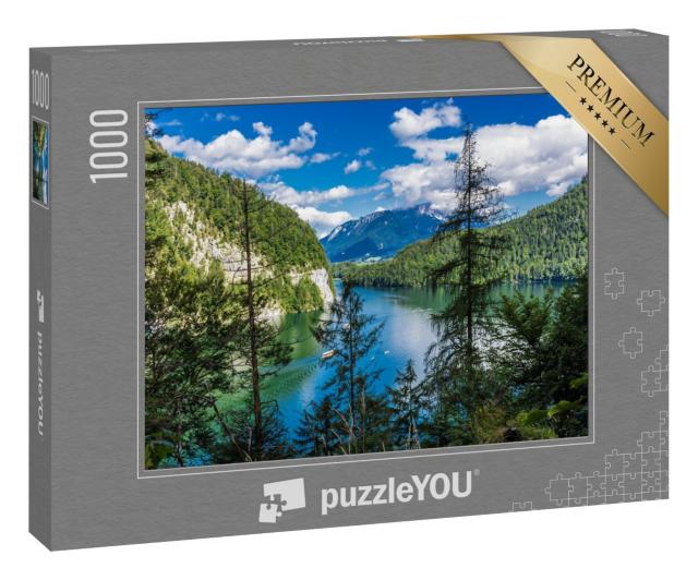 Puzzle 1000 Teile „Königssee, Berchtesgaden, Bayern, Deutschland“