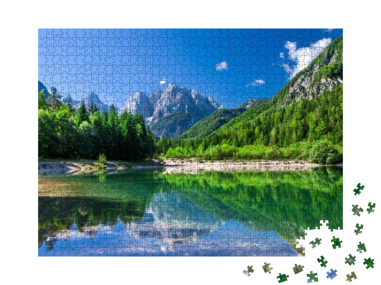 Puzzle 1000 Teile „Triglav-Nationalpark, Julische Alpen, Slowenien“