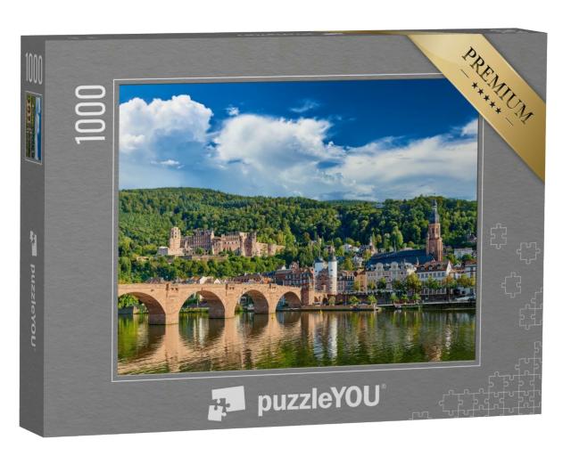 Puzzle 1000 Teile „Heidelberg am Neckar in Baden-Württemberg, Deutschland“