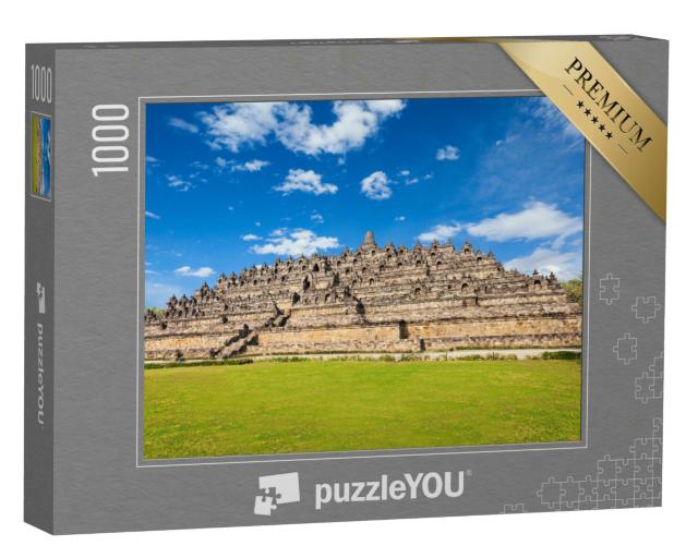 Puzzle 1000 Teile „Borobudur ist ein buddhistischer Mahayana-Tempel, Indonesien“