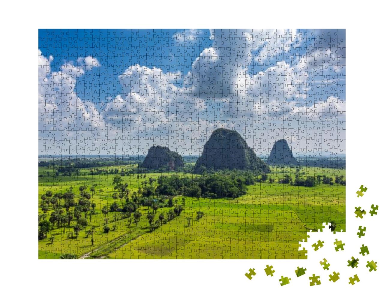 Puzzle 1000 Teile „Ländliche Idylle, Kayin State, Myanmar“