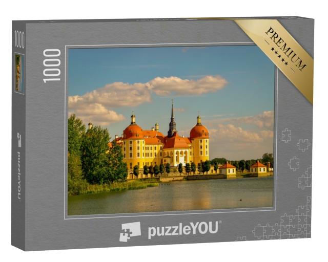 Puzzle 1000 Teile „Historisches Jagdschloß Moritzburg, barock inspiriert“