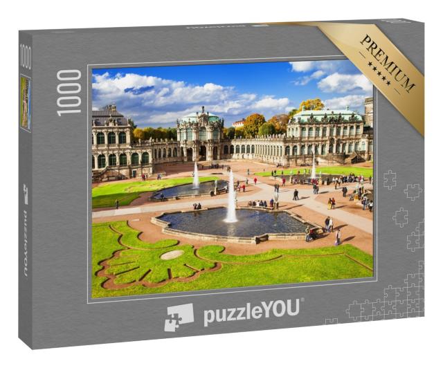 Puzzle 1000 Teile „Barockes Dresden, Zwingermuseum“