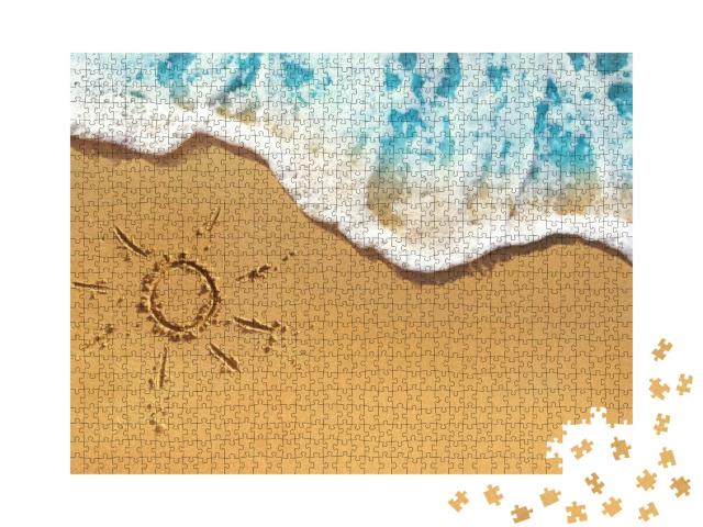 Puzzle 1000 Teile „Urlaubsfeeling am Strand“