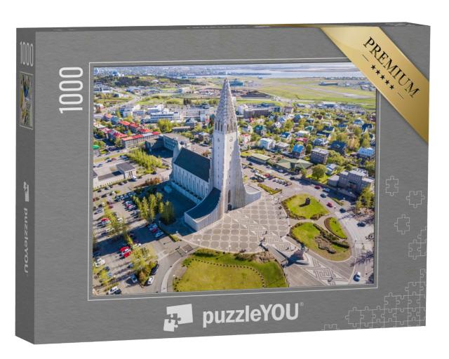 Puzzle 1000 Teile „Kirche von Rekjavik, Hauptstadt von Island“