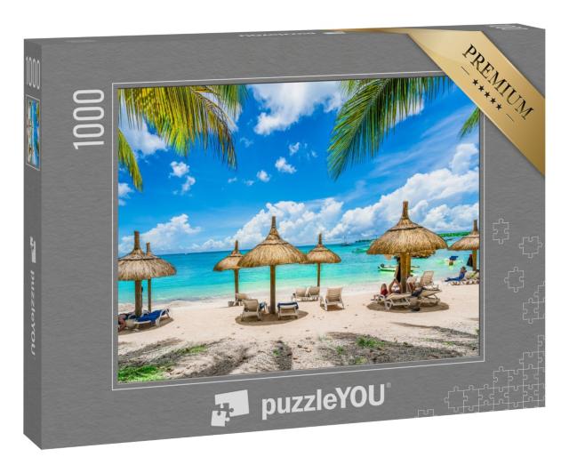 Puzzle 1000 Teile „Strandparadies auf Mauritius“