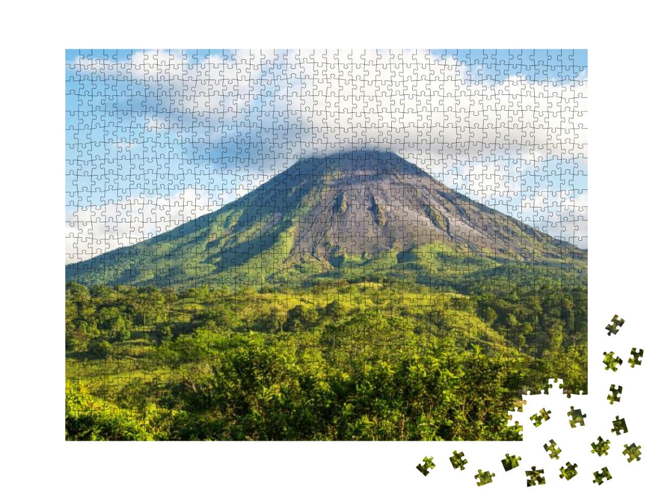 Puzzle 1000 Teile „Beeindruckener Arenal-Vulkan in Costa Rica“