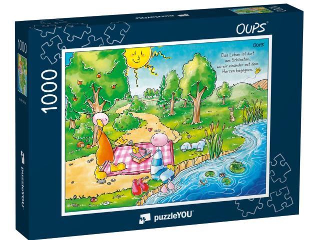 Puzzle 1000 Teile „Oups – Picknick“