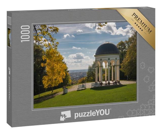 Puzzle 1000 Teile „Monopteros-Tempel am Neroberg, Wiesbaden, Hessen“