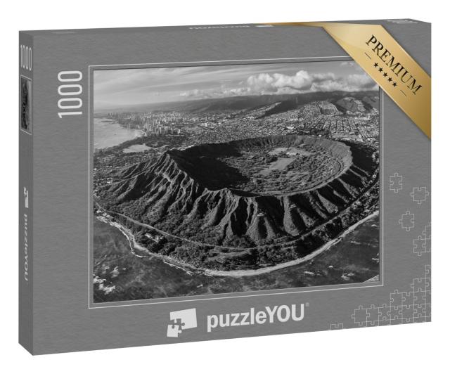 Puzzle 1000 Teile „Panoramablick über Honolulu, Waikiki, Hawaii“