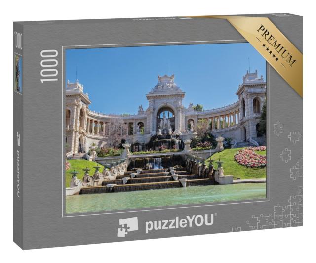 Puzzle 1000 Teile „Palais Longchamp in Marseille, Frankreich“