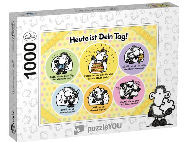 Puzzle 1000 Teile „Heute ist dein Tag“