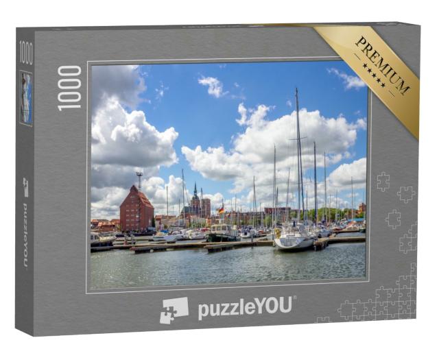 Puzzle 1000 Teile „Hafen, Stralsund“