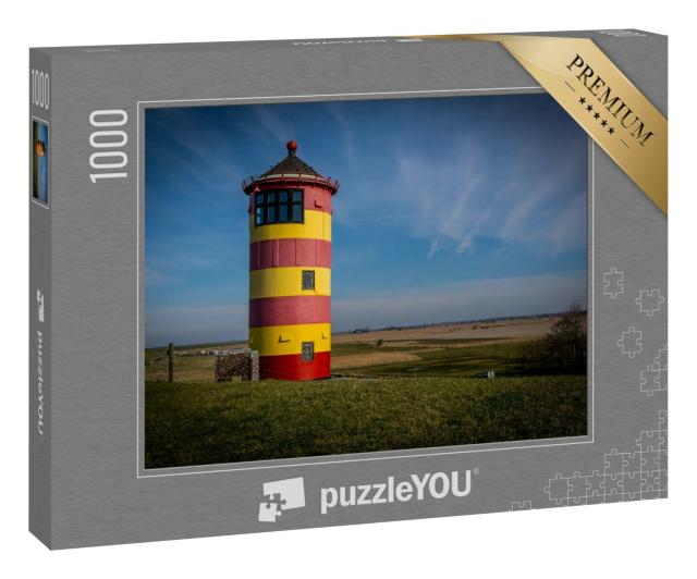 Puzzle 1000 Teile „Leuchtturm in Krummhörn bei Greetsiel in Norddeutschland“