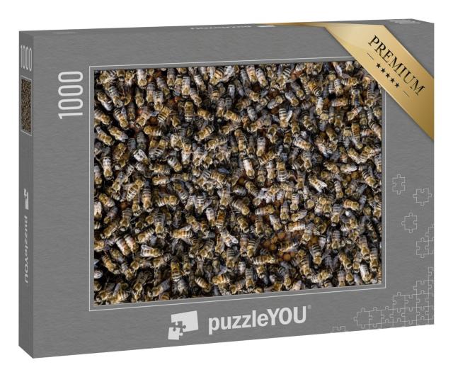Puzzle 1000 Teile „Ein Schwarm Honigbienen“