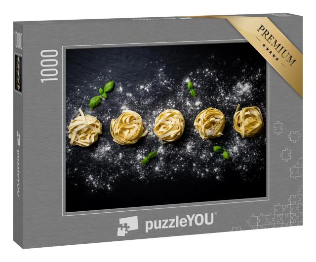 Puzzle 1000 Teile „Nudelnester, frisch und hausgemacht“