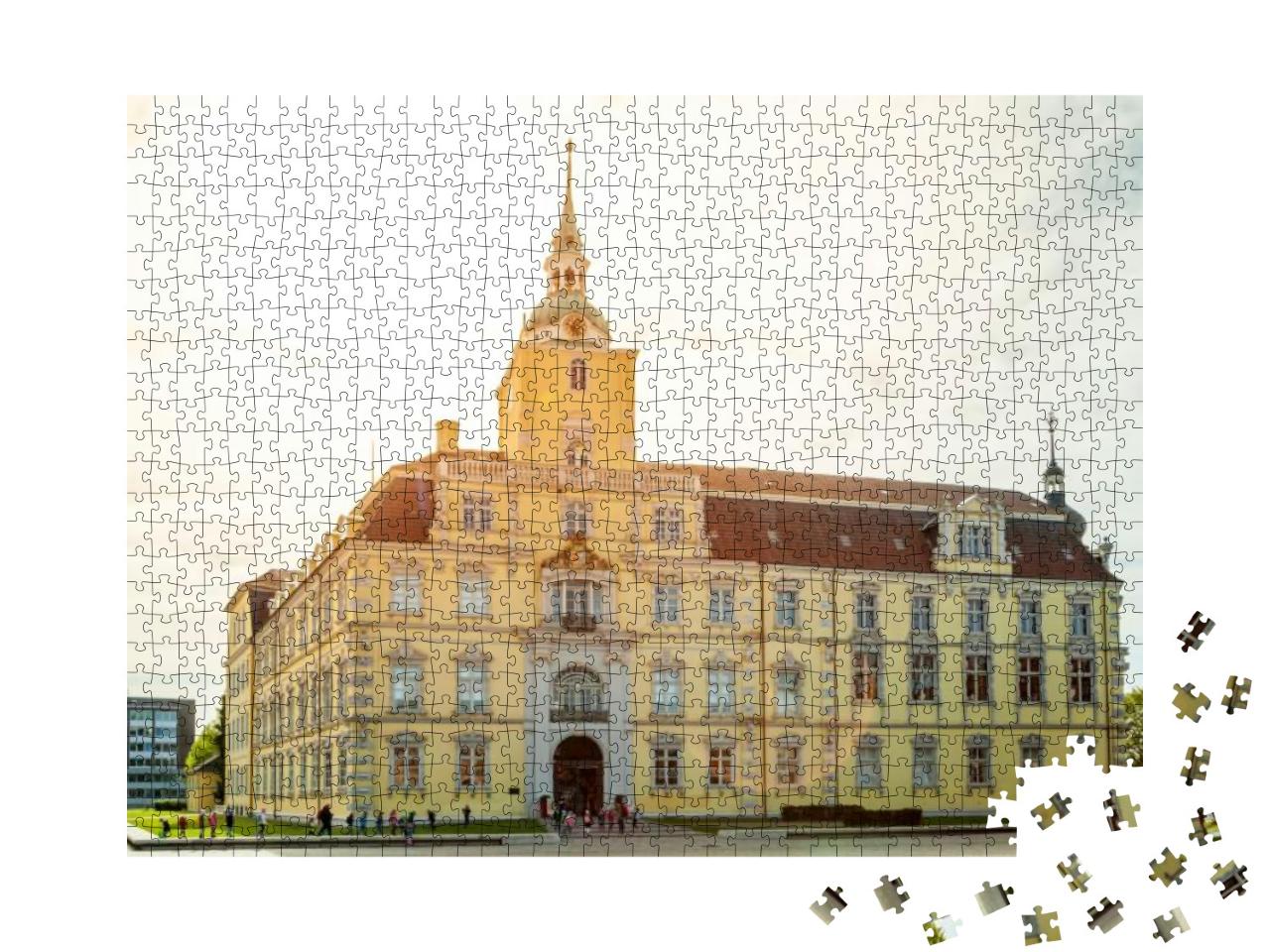 Puzzle 1000 Teile „Oldenburg mit Schloss und Kirche, Niedersachsen, Deutschland“