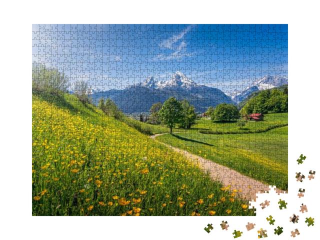Puzzle 1000 Teile „INationalpark Berchtesgadener Land, Bayern, Deutschland“