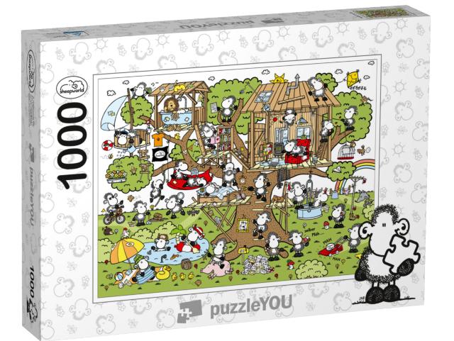 Puzzle 1000 Teile „sheepworld Baumhaus“