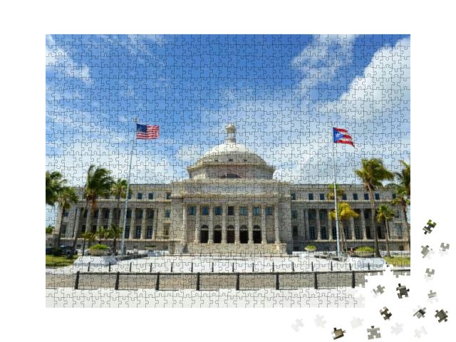 Puzzle 1000 Teile „Capitol, San Juan, Puerto Rico“