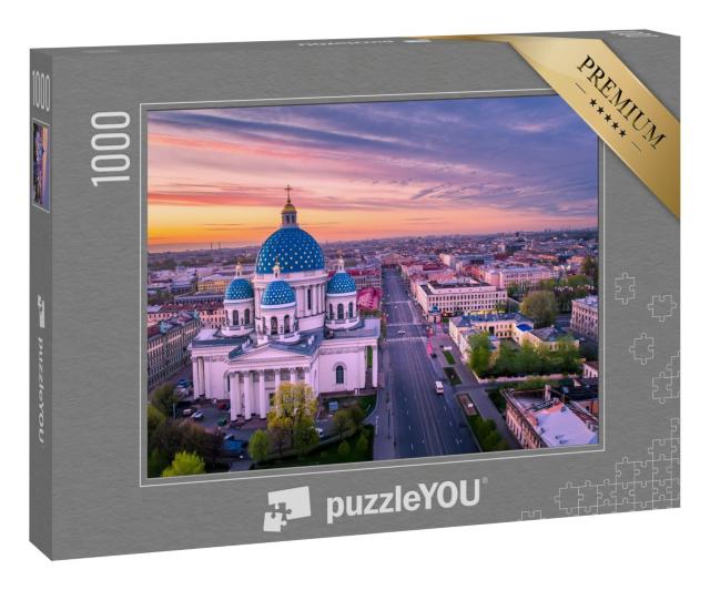 Puzzle 1000 Teile „Dreifaltigkeits-Kathedrale, St. Petersburg“
