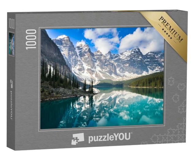 Puzzle 1000 Teile „Moraine Lake, Rocky Mountains, Kanada“