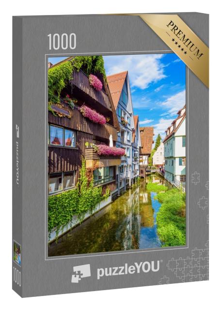 Puzzle 1000 Teile „Historisches Fischerviertel von Ulm“
