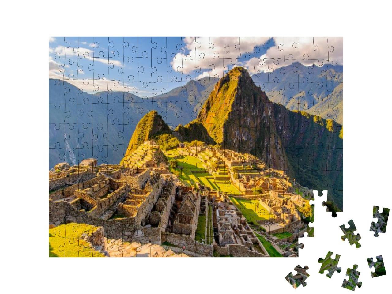 Puzzle 200 Teile „Peru, Südamerika: Machu Picchu, UNESCO-Weltkulturerbe“