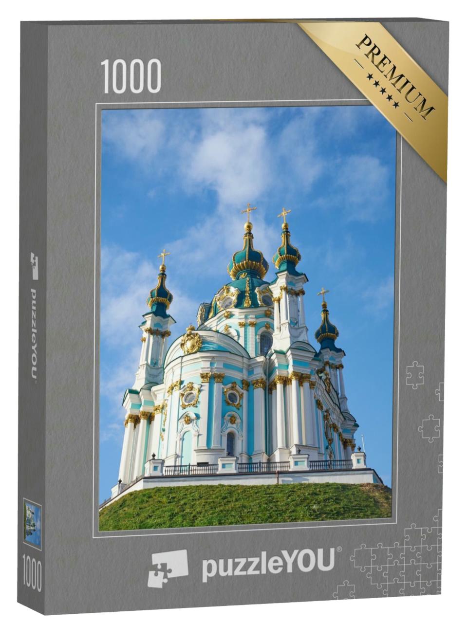 Puzzle 1000 Teile „St. Andreas-Kirche in Kiew, Ukraine“