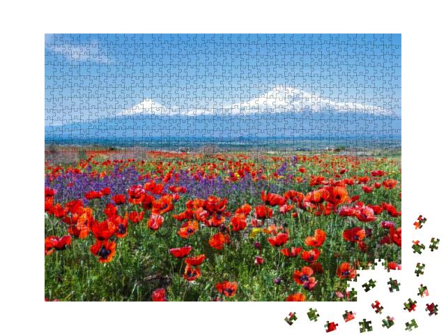 Puzzle 1000 Teile „Der Berg Ararat in der Türkei“