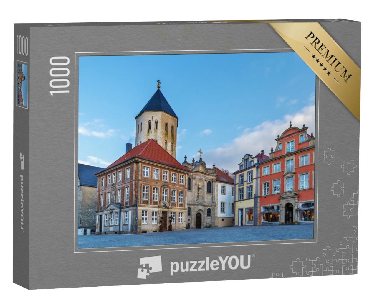 Puzzle 1000 Teile „Marktplatz Paderborn“