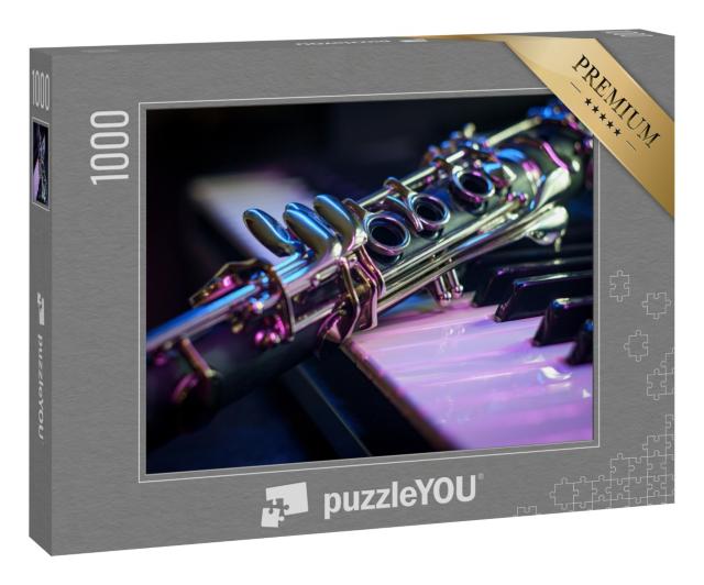 Puzzle 1000 Teile „Klarinette und E-Piano-Keyboard“