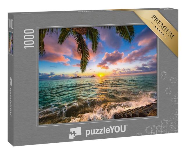 Puzzle 1000 Teile „Wunderschöner Sonnenaufgang über Hawaii“