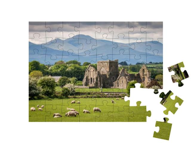 Puzzle 48 Teile „Idyllische irische Landschaft“
