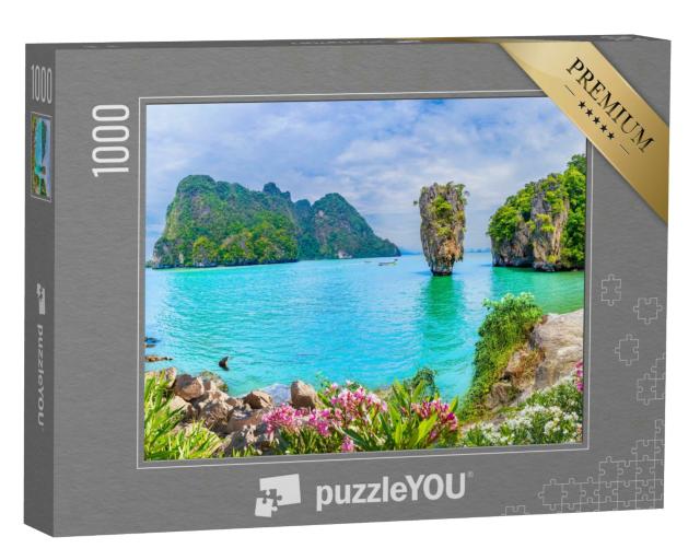 Puzzle 1000 Teile „James-Bond-Insel in der Bucht von Phang Nga, Thailand“
