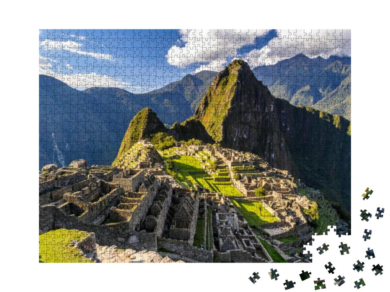 Puzzle 1000 Teile „Machu Picchu, historisches Heiligtum in Peru“