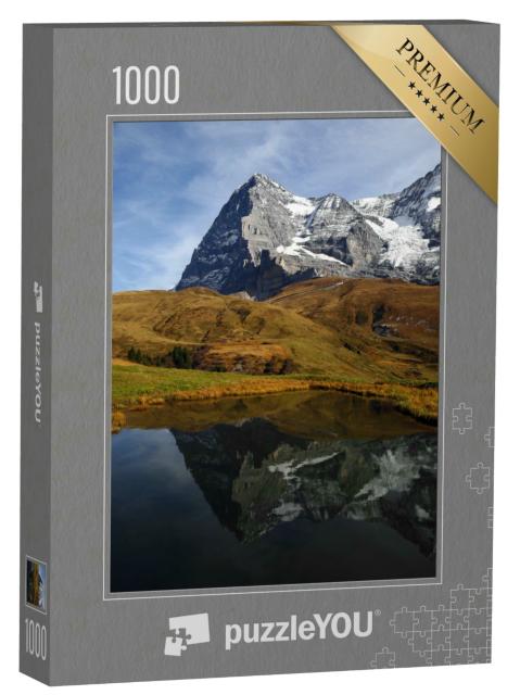 Puzzle 1000 Teile „Eiger, Mönch und Jungfrau, das berühmte Dreigestirn der Berner Alpen“