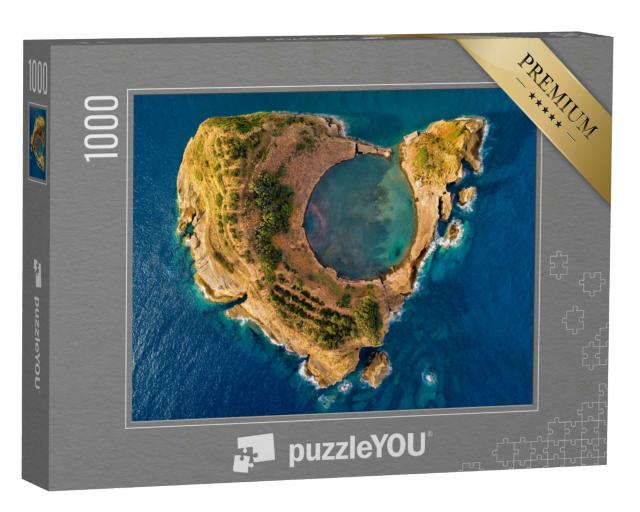 Puzzle 1000 Teile „Alte Unterwasservulkan, Azoren, Portugal“