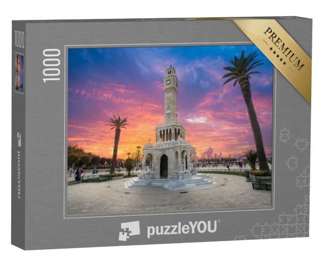 Puzzle 1000 Teile „Konak-Platz mit alten Uhrenturm, Izmir, Türkei“