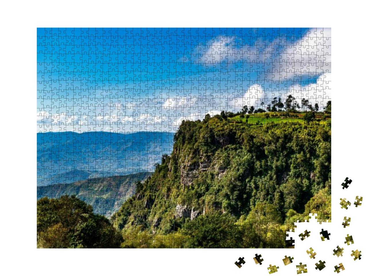 Puzzle 1000 Teile „Berge des Great Rift Valley, Kenia, Afrika“