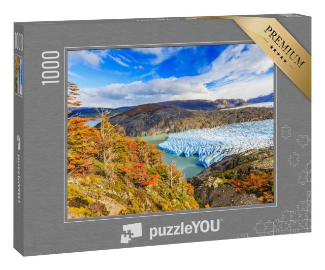 Puzzle 1000 Teile „Gletscher im Torres Del Paine National Park, Chile“