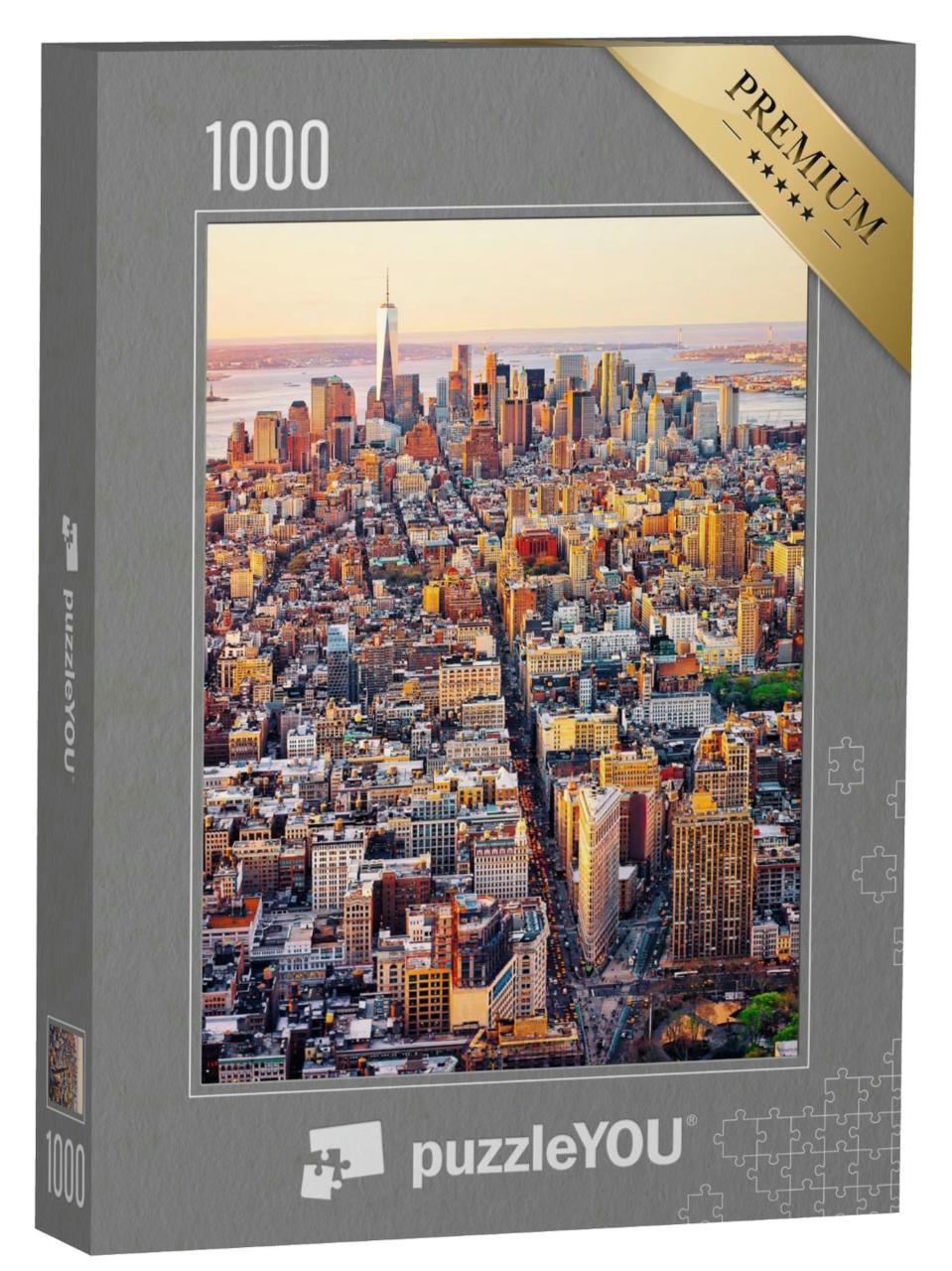 Puzzle 1000 Teile „Luftaufnahme von New York City“
