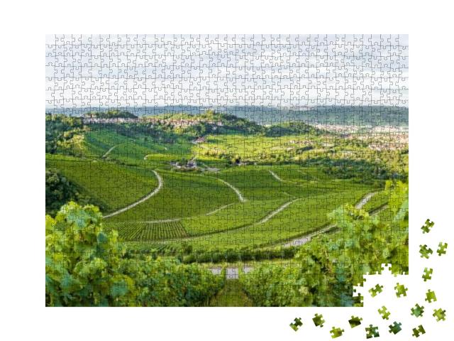 Puzzle 1000 Teile „Weinberge in Stuttgart am Kappelberg“