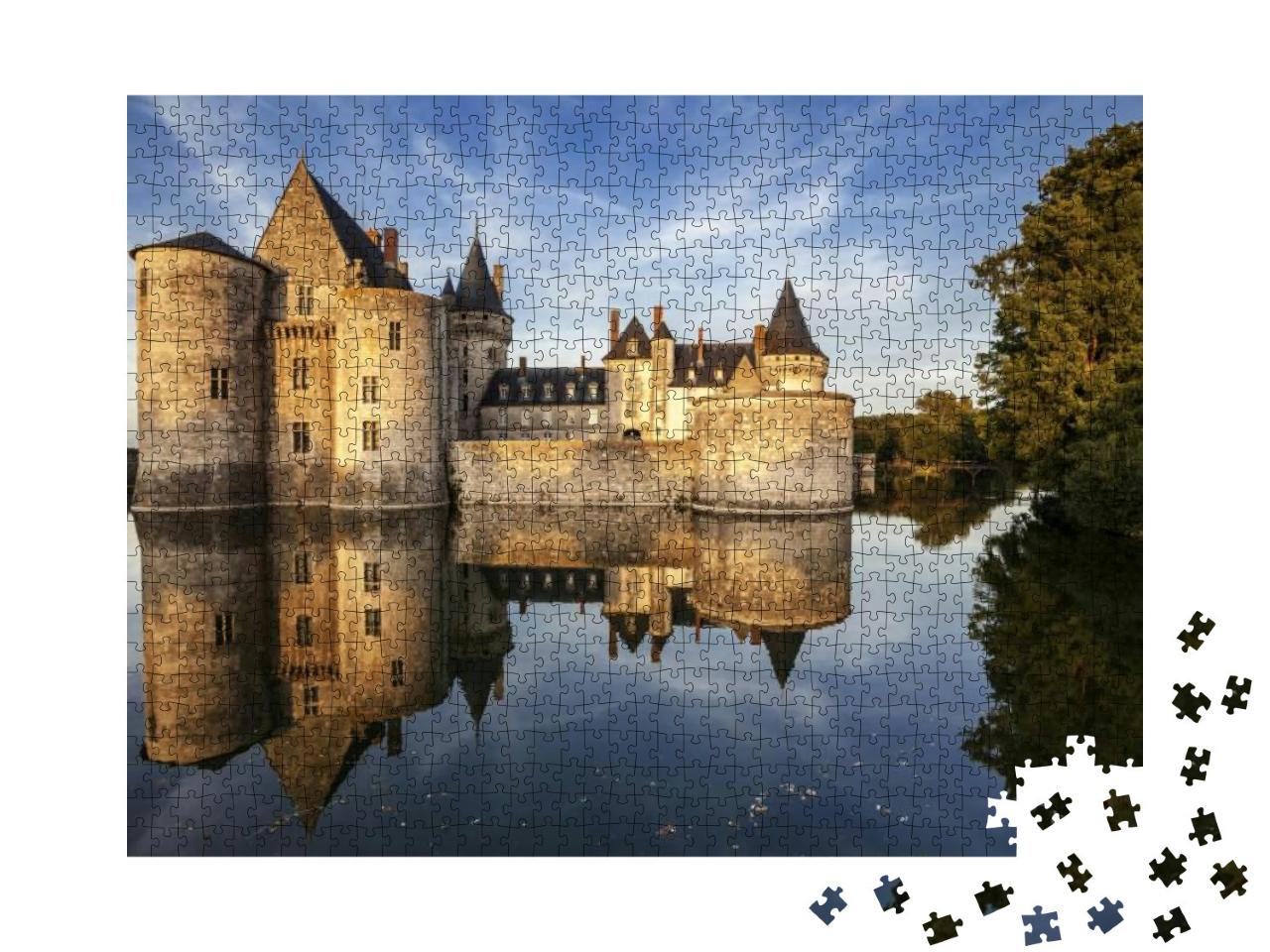 Puzzle 1000 Teile „Sully-sur-loire, Frankreich: Schloss im Loire-Tal“