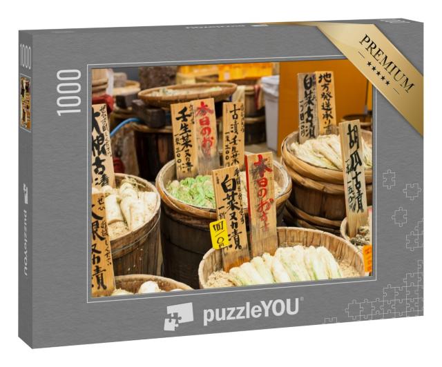 Puzzle 1000 Teile „Traditioneller Markt in Japan“
