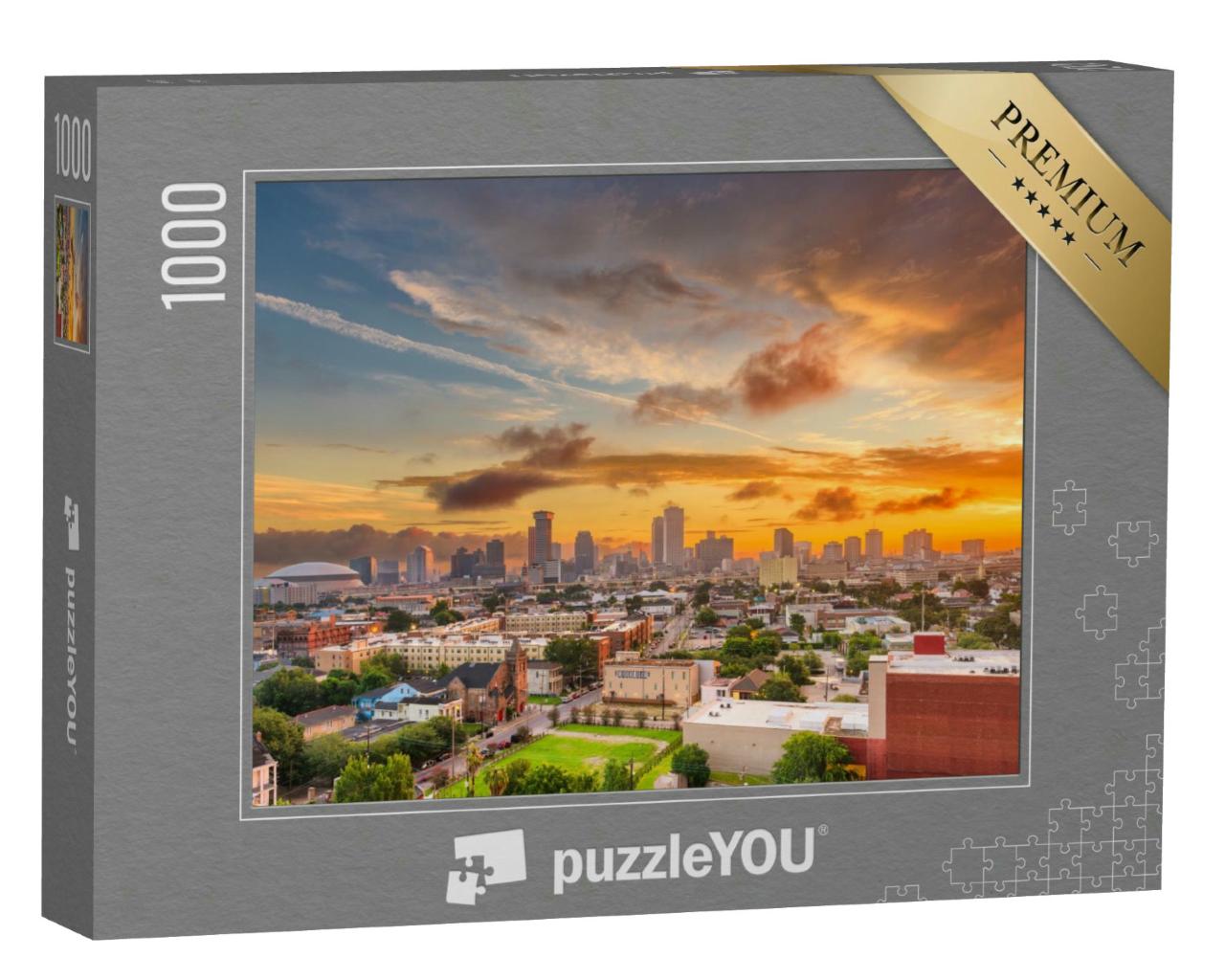 Puzzle 1000 Teile „New Orleans in der Abenddämmerung“