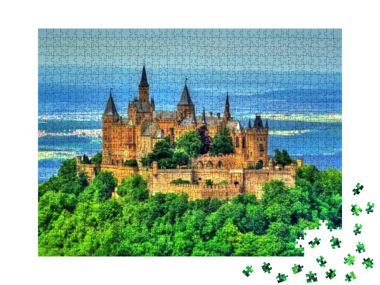 Puzzle 1000 Teile „Burg Hohenzollern auf der Schwäbischen Alb“