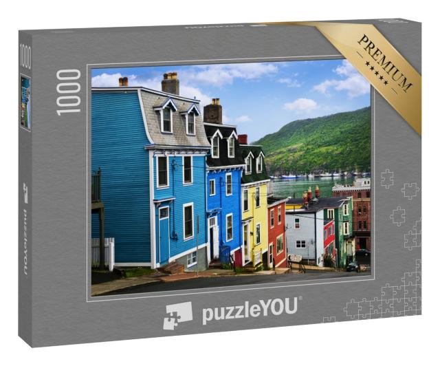 Puzzle 1000 Teile „Bunte Häuser in St. John's, Neufundland, Kanada“