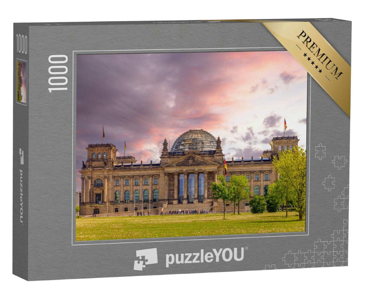 Puzzle 1000 Teile „Das Reichstagsgebäude in Berlin, Deutschland“