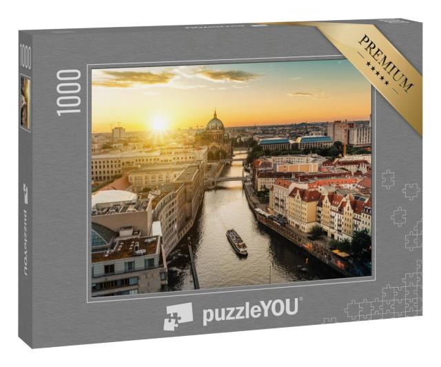 Puzzle 1000 Teile „Blick über die Skyline von Berlin“